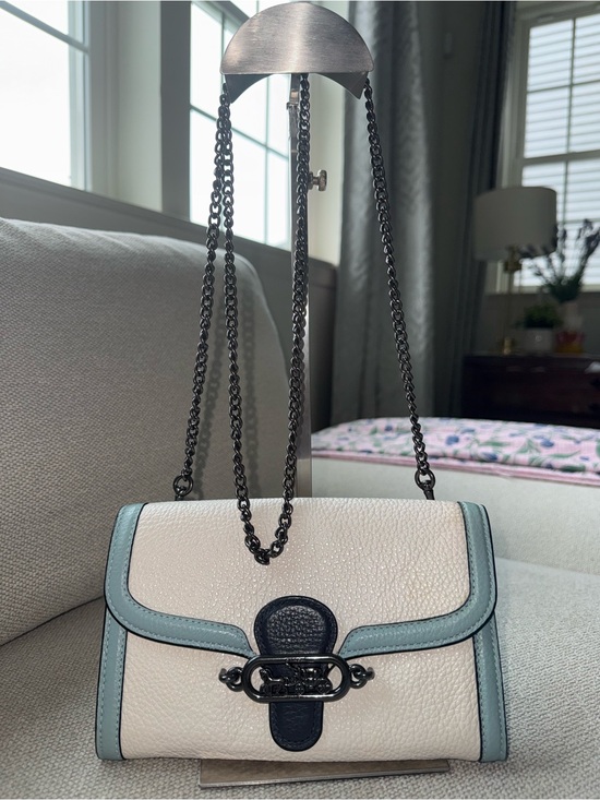 Coach Handbags - Coach jade colorblock chain crossbody
